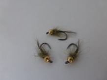 Size 16 Tungsten Quill Grayling Olive Barbless